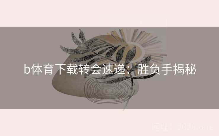 b体育下载转会速递:胜负手揭秘 b体育下载转会速递:胜负手揭秘